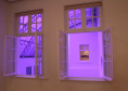 Lucia Koch (Porto Alegre/RS, 1966) - Noite americana, 2007, filtro de PVC instalado sobre clarabóia, dimensões variáveis