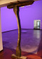 <b>Afonso Tostes</b> (Belo Horizonte/MG, 1965) 
 - Coluna Torta, 2006, escultura em madeira, dimensões variáveis
