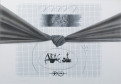Armando Merege (Itararé, SP, 1958)  Impressões III, 1983, grafite, nanquim e giz de cera sobre papel, 70 x 100cm, Prêmio 5ª Mostra do Desenho Brasileiro, Transferência SECE