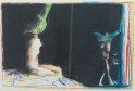Darel Valença (Palmares, PE, 1924) Da série pin up, 1979, giz pastel sobre papel, 40,8 x 60 cm, Prêmio Aquisição Museu da Imagem e do Som – 1ª Mostra do Desenho Brasileiro

