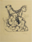 Marcelo Grassmann (São Simão, SP, 1925) Sem título, 1954, litografia  7/8, 56,5 x 42,5 cm, Transferência Divisão de Programação Cultural/SECE, 1983
