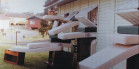 José Bechara (Rio de Janeiro, RJ, 1957) A casa cospe, 2002, instalação (registro fotográfico de Dedina Bernardelli),  100 x 200 cm, Projeto Faxinal das Artes – Transferência SEEC, 2004
