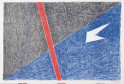 Alfredo Volpi (Lucca, Itália, 1896 – São Paulo, SP, 1988) Composição com uma bandeirinha, sem data, litografia 
40 x 60 cm, doação Banco Central do Brasil, 1995
