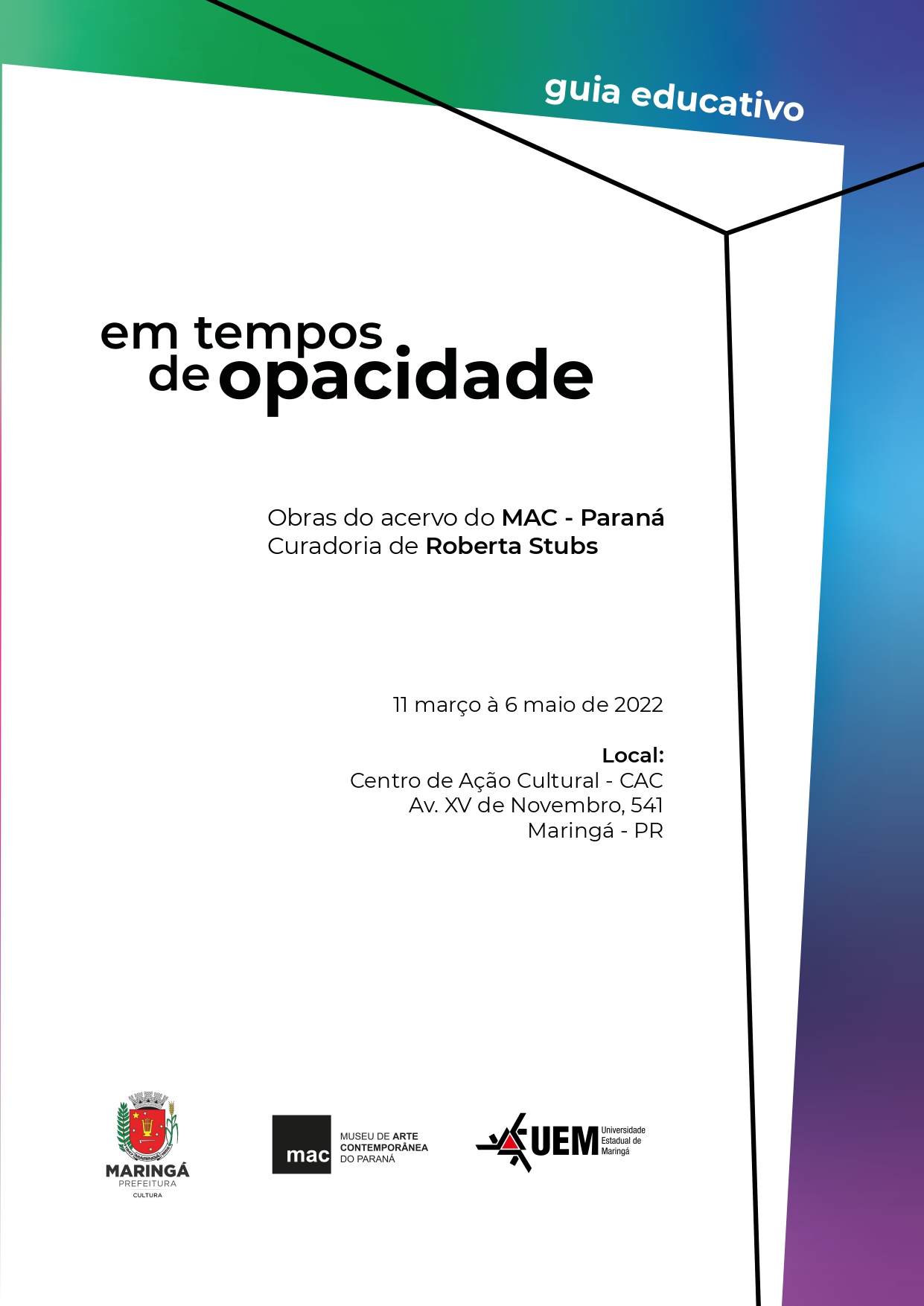 guia do educador exposição em tempos de opacidade