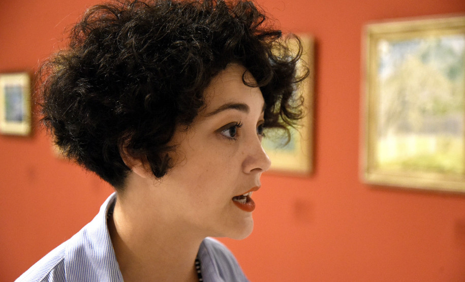 A nova diretora do MAC-PR, Ana Rocha.