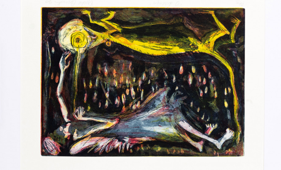 O Diálogo, Dulce Osinski A obra "O Diálogo", de Dulce Osinski, estará na mostra.