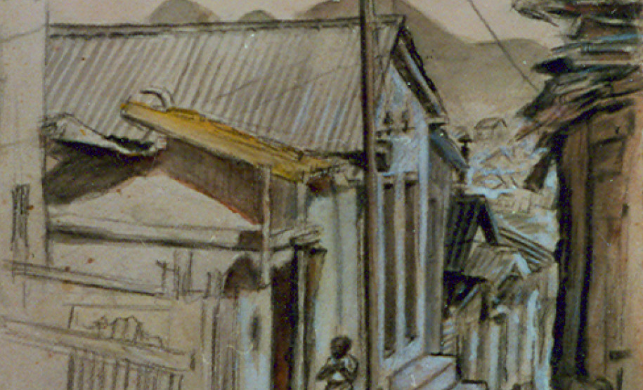 Danúbio Gonçalves "Favela" Rua do Cruzeiro 1973.