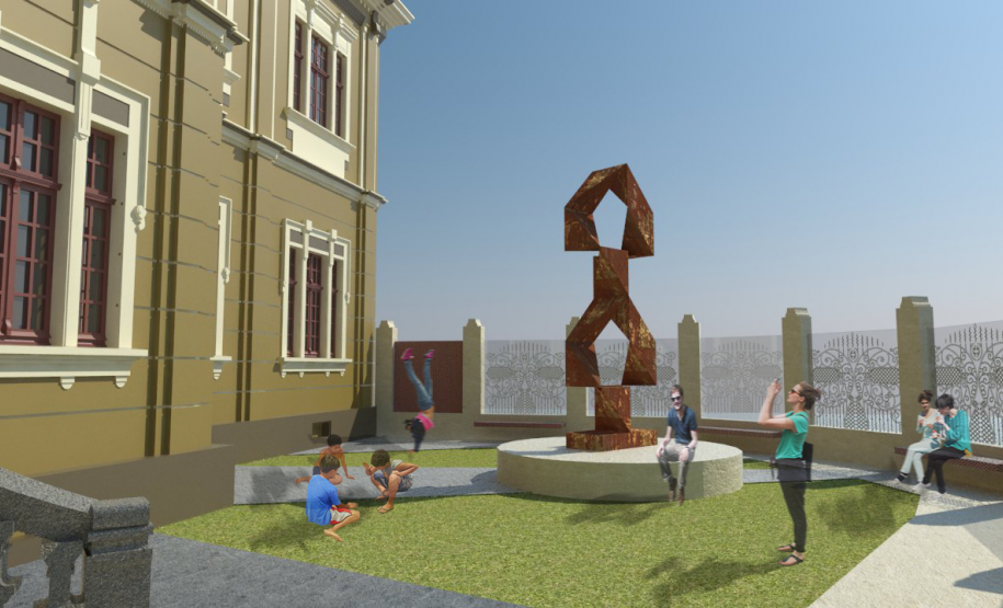 Projeto da reforma do Museu de Arte Contemporânea prevê paisagismo na área externa.